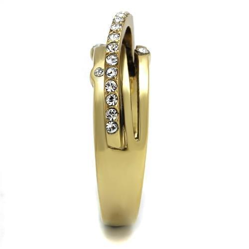 Bague Double Anneau Plaqué Or 18k – La Parure Dorée